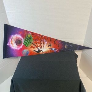 2021 Astroworld Travis Scott Pennant Flag Tour Merch Eye Ball New 24 inches